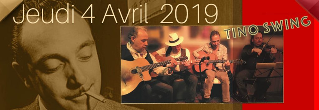 Tino jazz manouche en représentation en avril au Dakota Mourillon, restaurtant à Toulon
